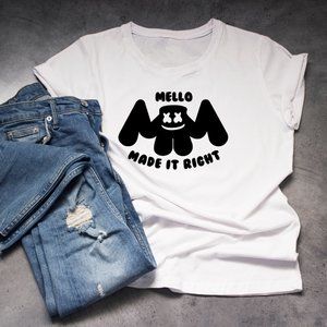 Mello Made It Right - Marshmello t-shirt - DJ - Musician - various sizes